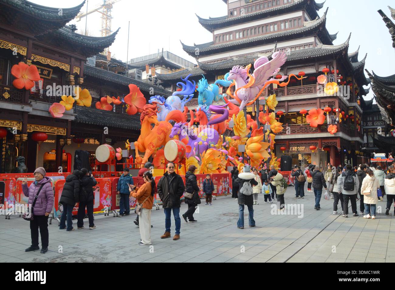 The Yuyuan Lantern Festival, a traditional Spring Festival event for ...