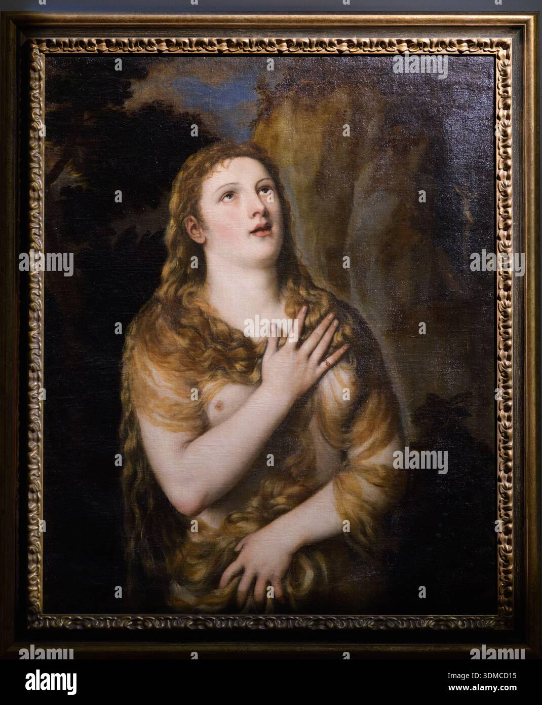 Saint mary magdalene by titian hi-res stock photography and images