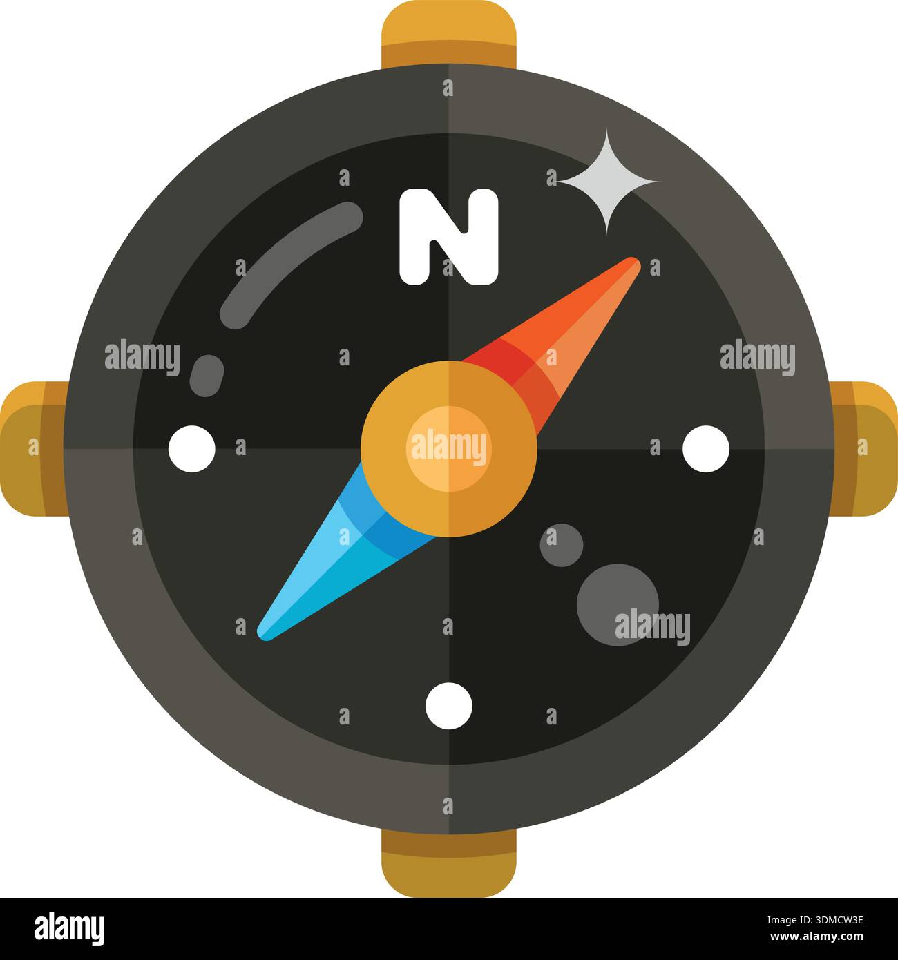 Compass navigation symbol simple hi-res stock photography and images ...