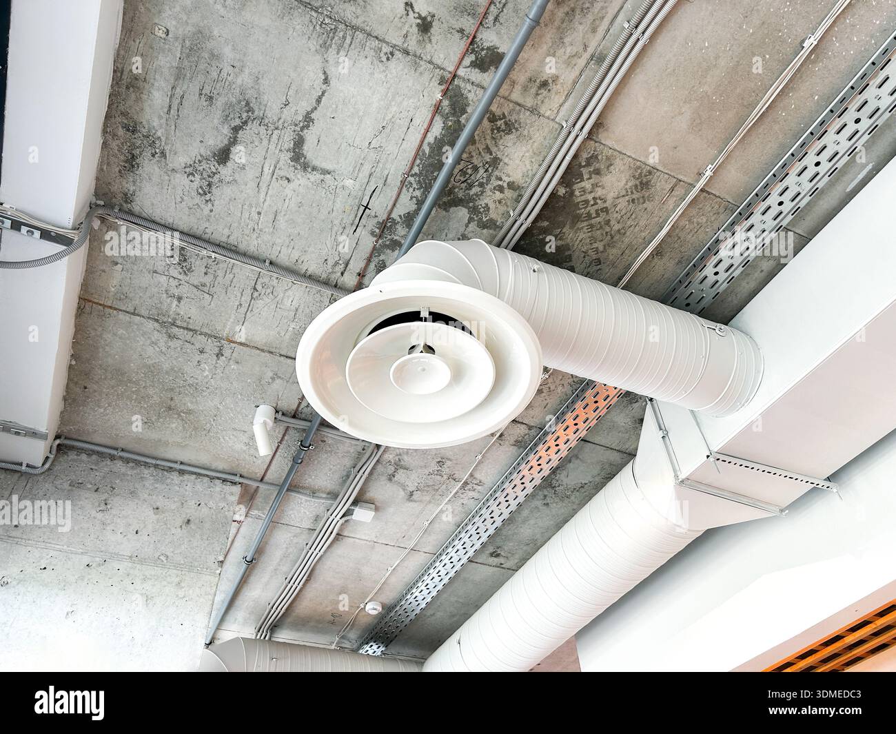 Image result for Ceiling Mounted Cassette Air Conditioner with Exposed Ductwork, Modern ...
