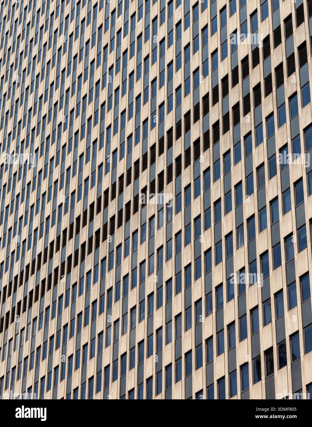 New York City, building facade with repeating windows Stock Photo - Alamy