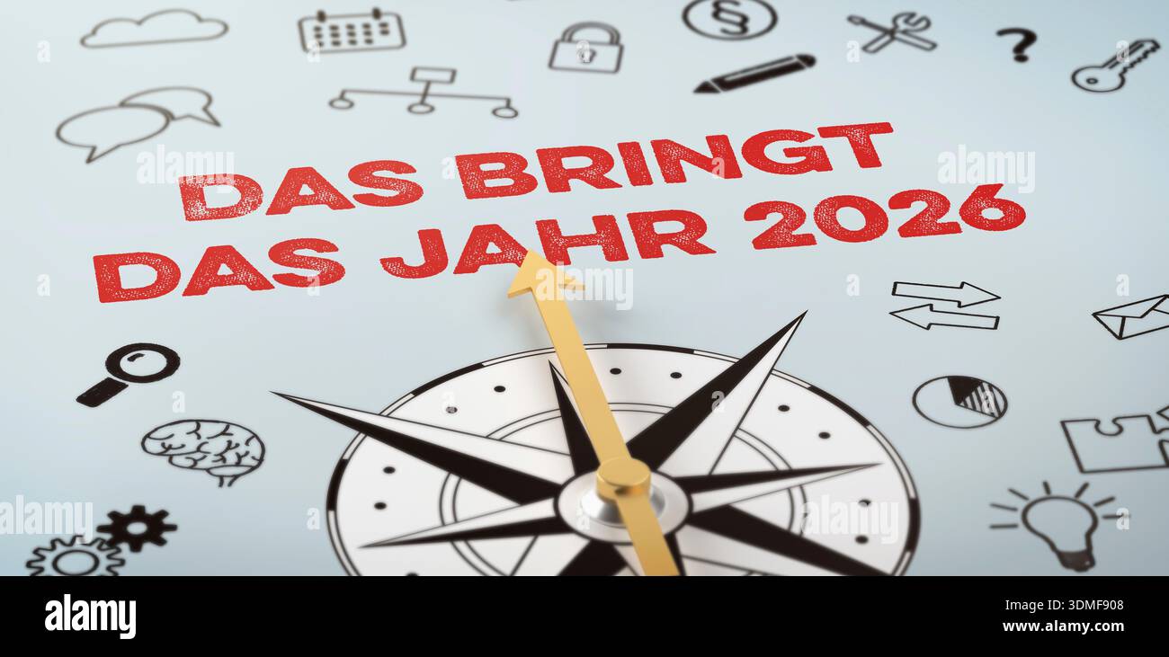 What the year 2026 will bring Stock Photo