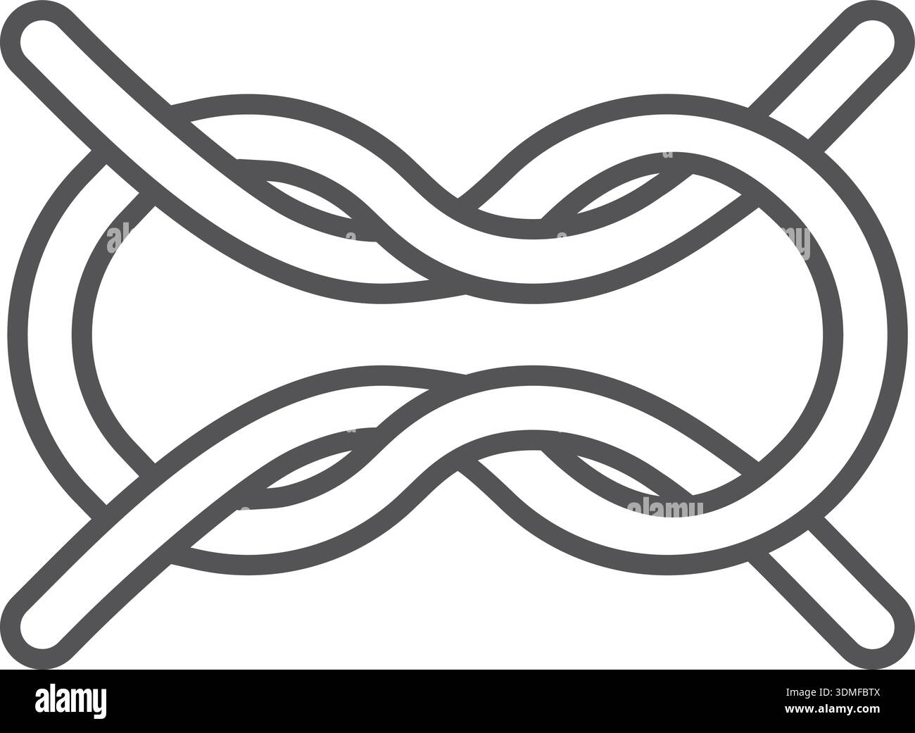 Looped knot Stock Vector Images - Alamy