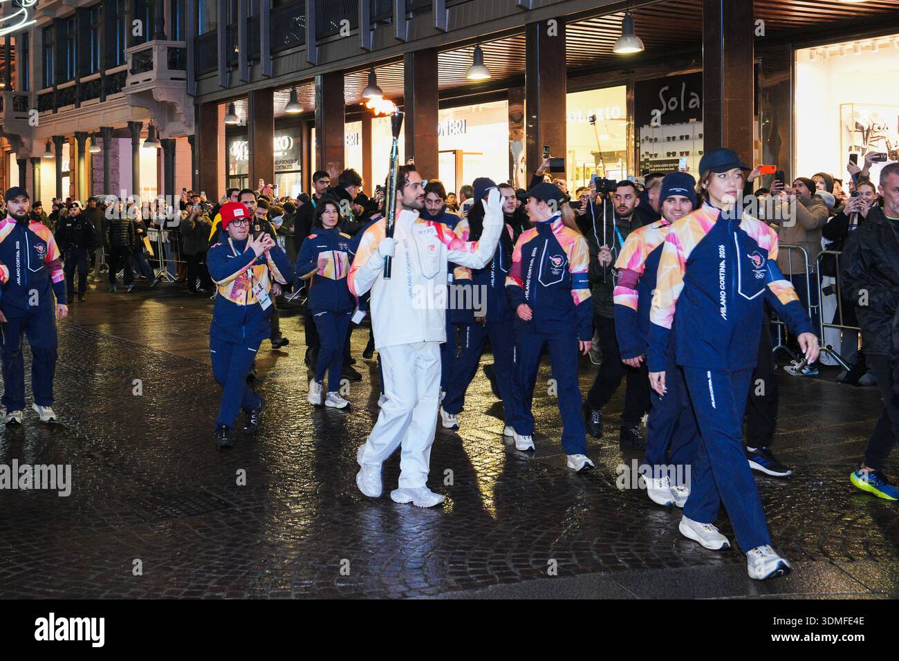 Milan, Milan Cortina 2026 Olympic Games - the Olympic flame in San ...