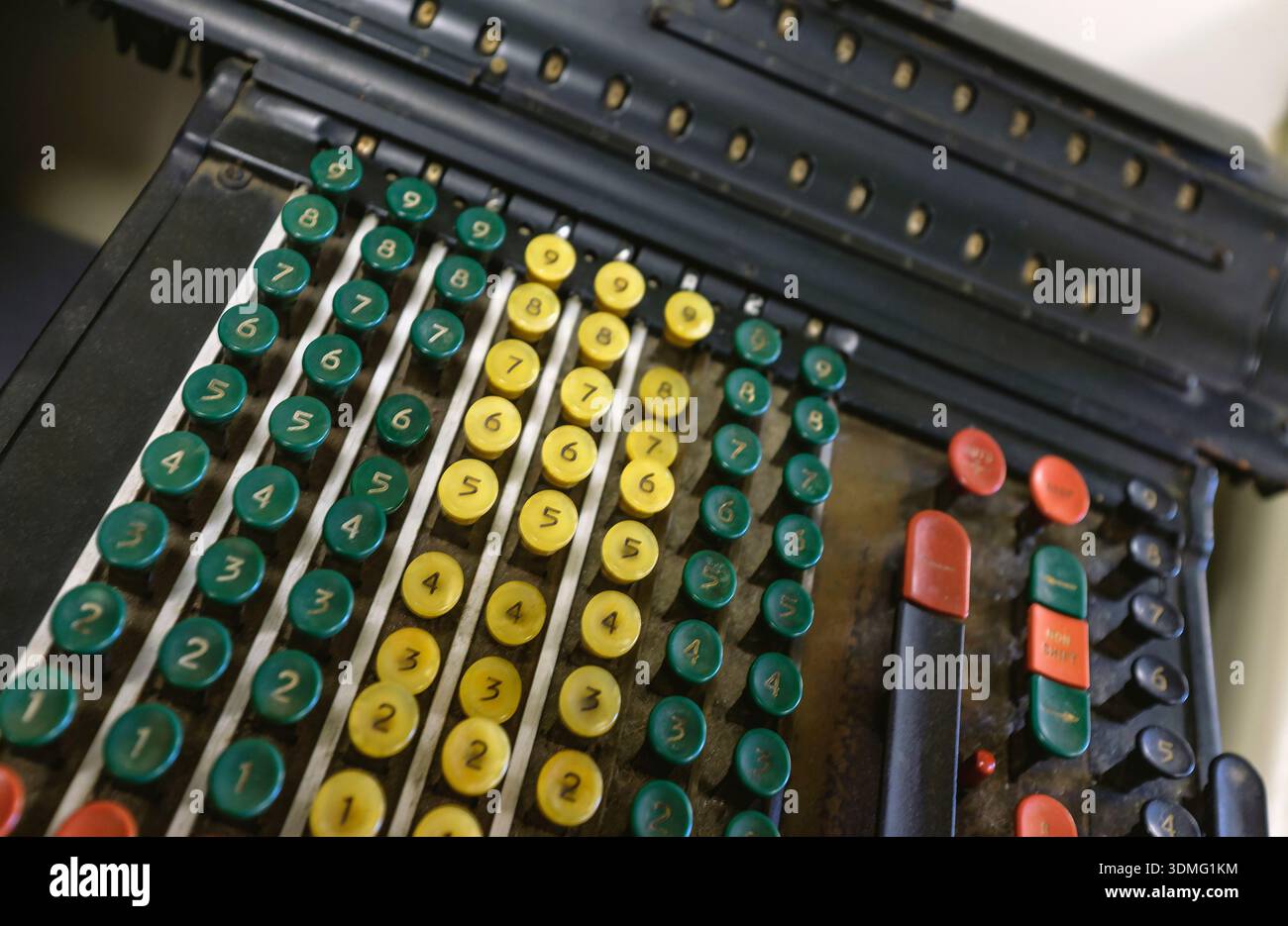Vintage Marchant mechanical calculator Stock Photo
