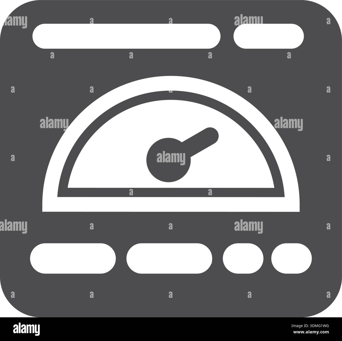 Laboratory gauge black icon. Physics device symbol Stock Vector Image ...