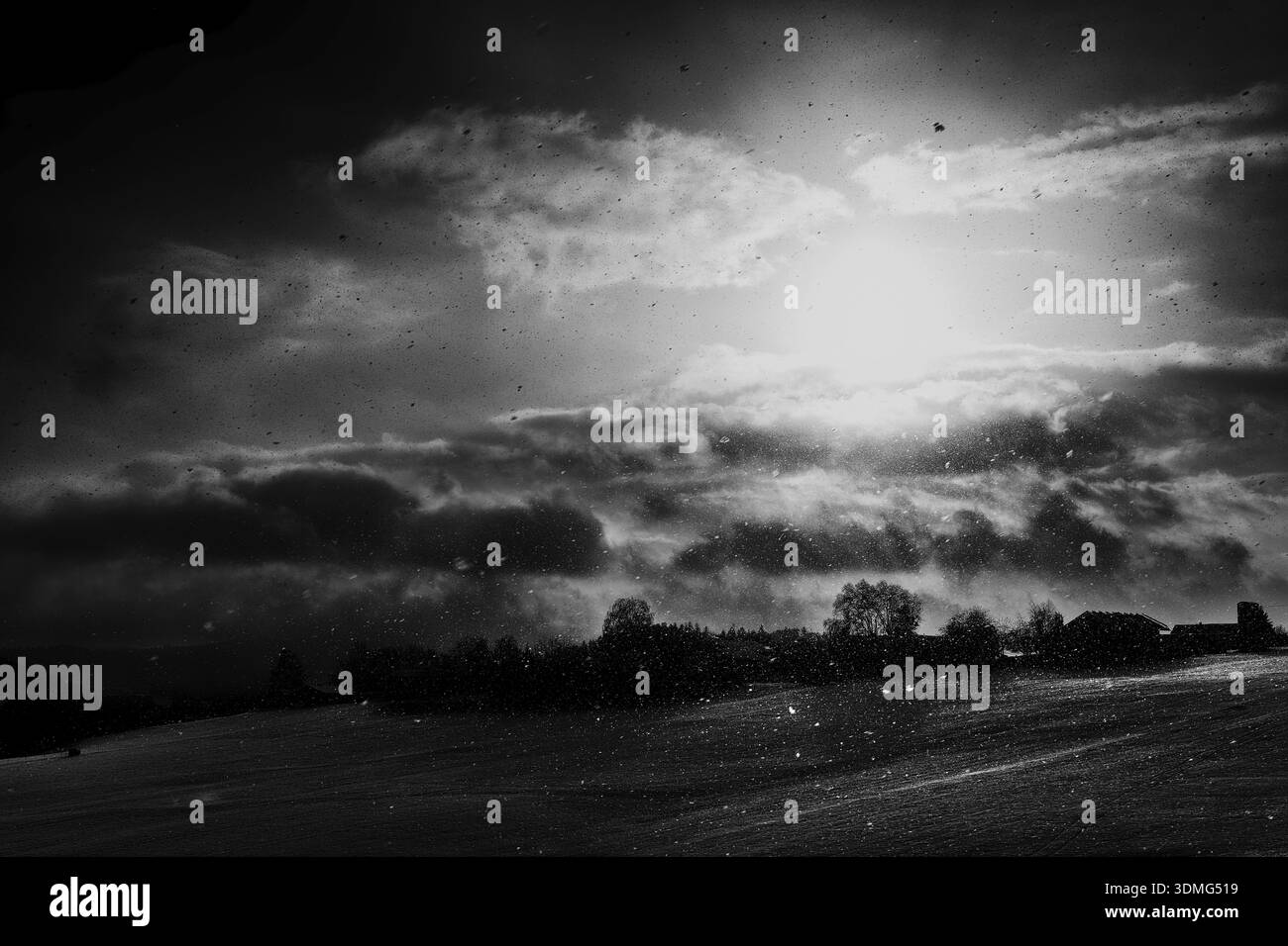 Snowscape photography Black and White Stock Photos & Images - Alamy