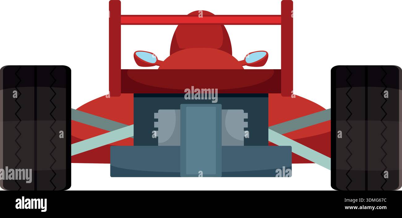 Sport race car back view. Speed auto Stock Vector Image & Art - Alamy
