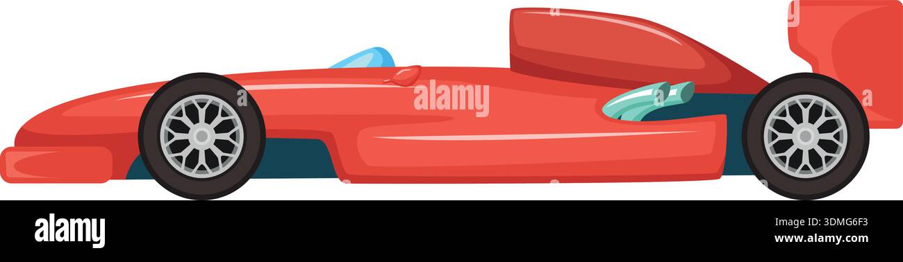 Racing car side view. Fast sport transport Stock Vector Image & Art - Alamy