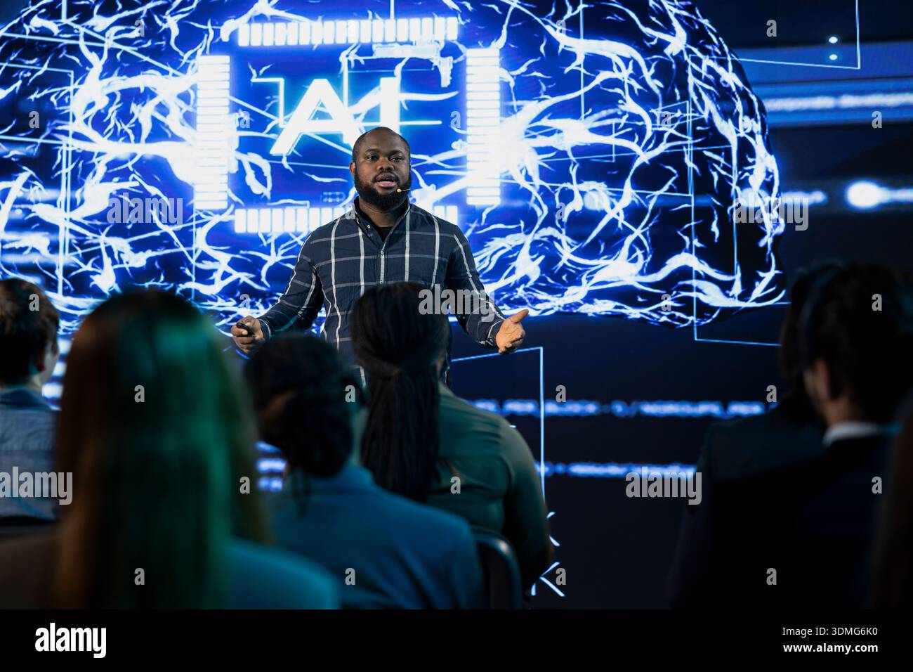 Artificial intelligence pitch presentation ai hi-res stock photography ...