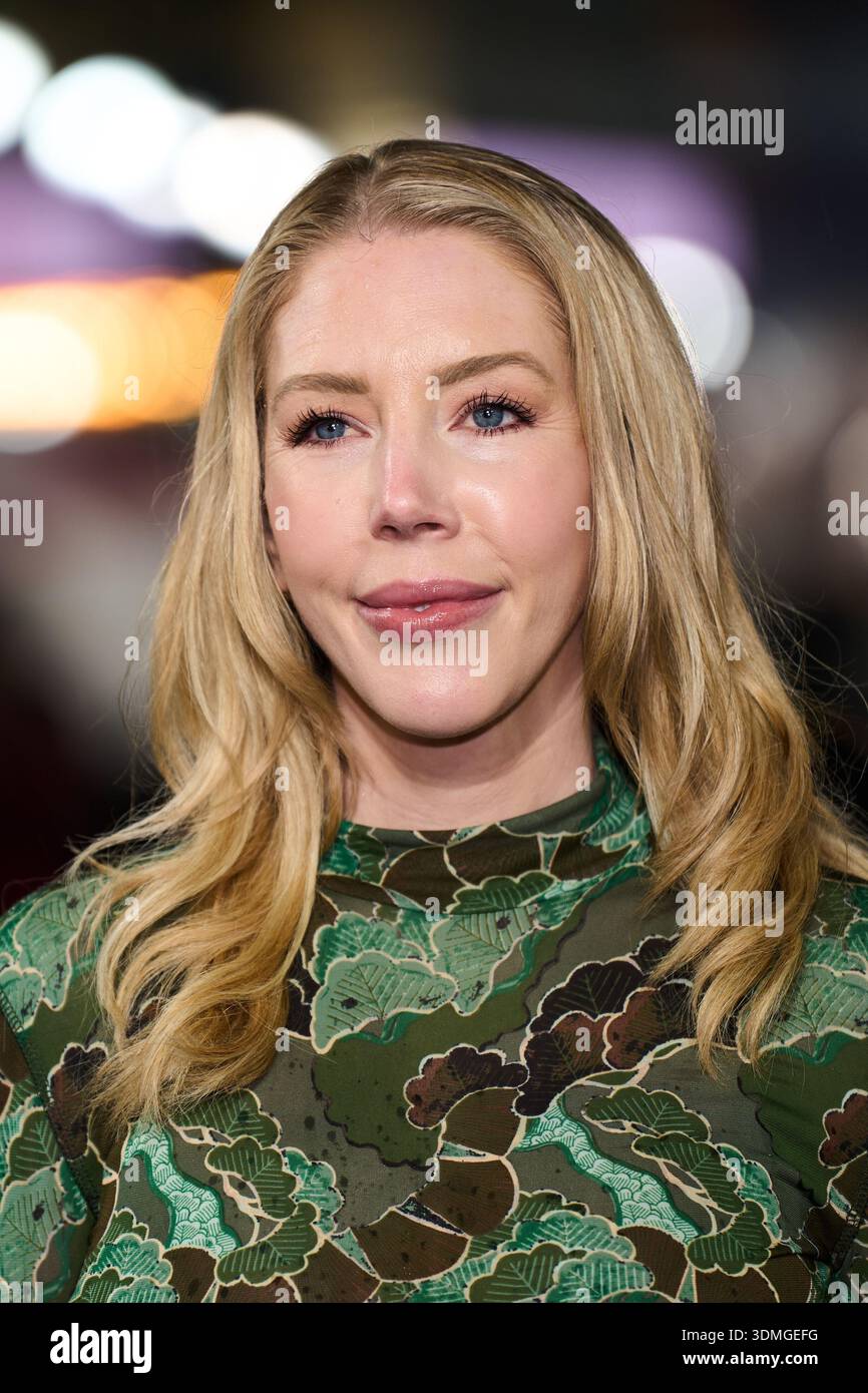Katherine Ryan poses for photographers upon arrival at the premiere