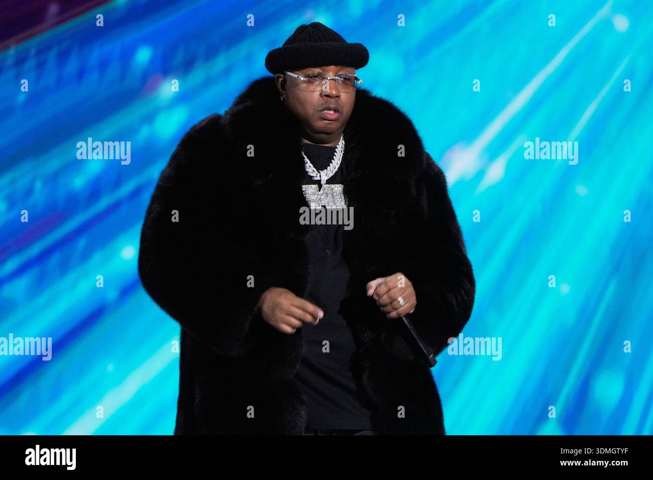 Rapper E-40 performs during the NFL Honors award show, Thursday, Feb. 5 ...