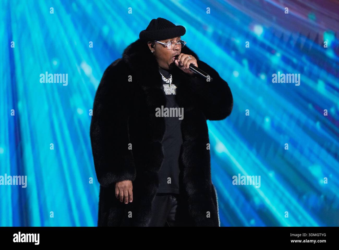 Rapper E-40 performs during the NFL Honors award show, Thursday, Feb. 5 ...