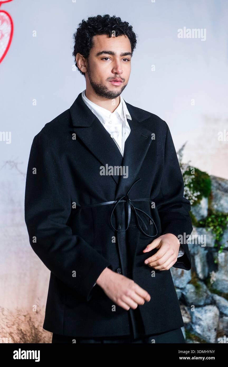 Archie Madekwe at the premiere of the film 'Wuthering Heights ...