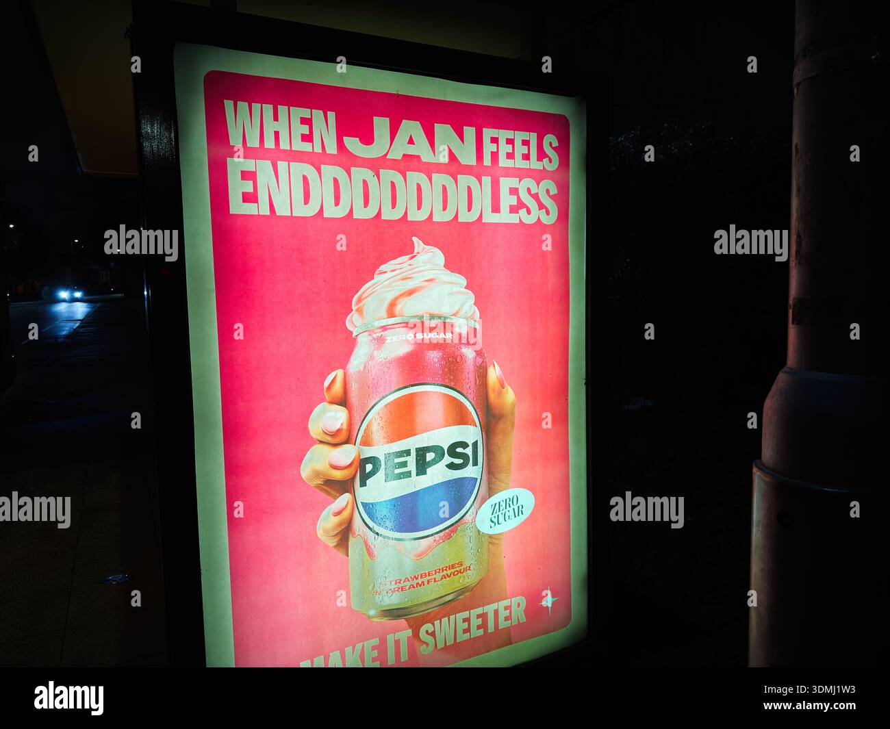 Pepsi advertisement billboard hi-res stock photography and images