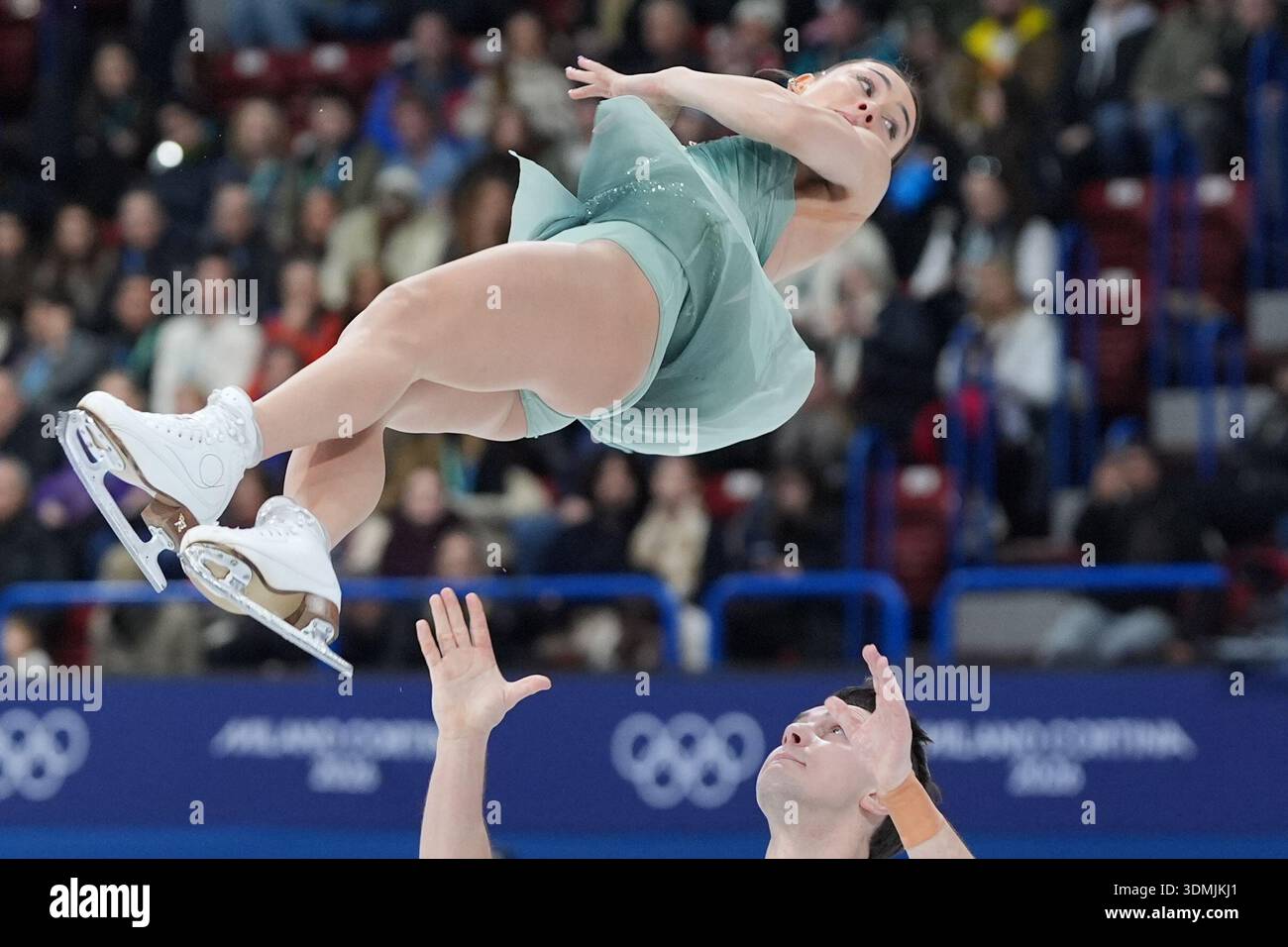 Luke Digby Anastasia Vaipan-Law and Luke Digby of Britain compete during the ...