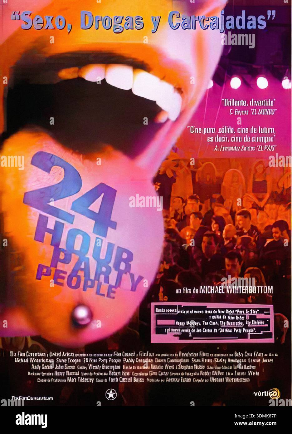 24 hour party people Original Movie Poster Stock Photo - Alamy