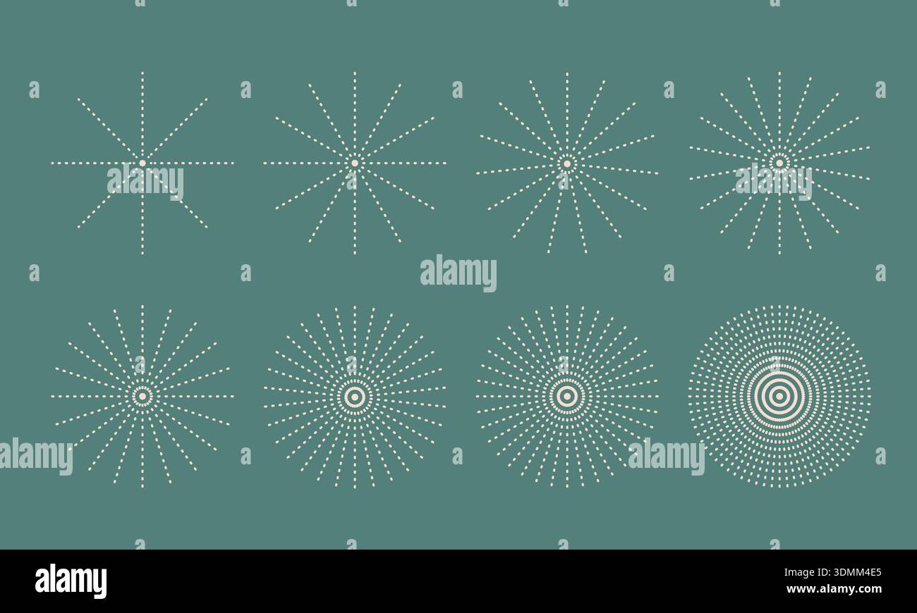 Sunburst sand pattern in Stock Vector Images - Alamy
