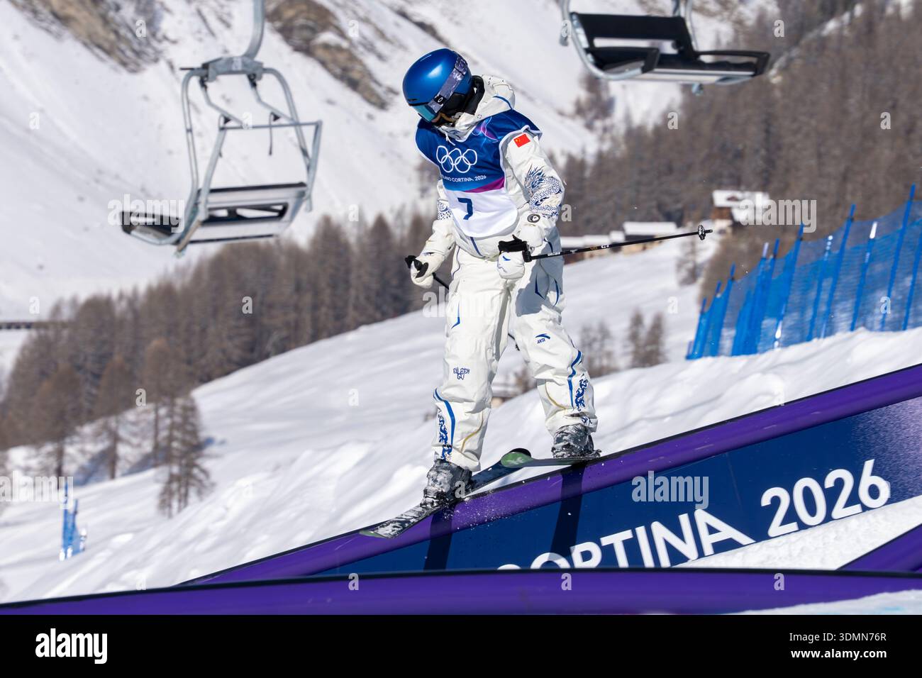 05/02/2026, Livigno, Snow Park, Slopestyle Training, Ailing Eileen Gu ...