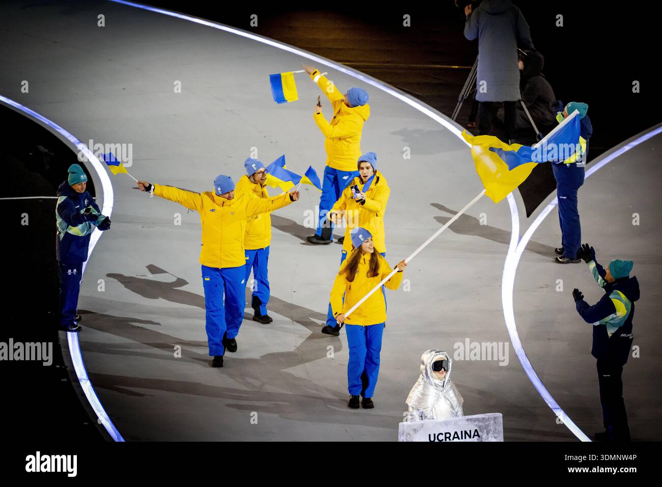 MILAN - Ukraine The opening ceremony of the 2026 Winter Olympics at the ...