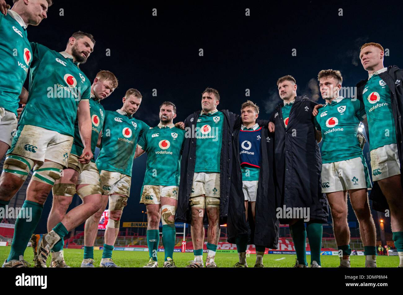 Thomond Rugby Club Irish players after the Ireland XV v England A international rugby ...