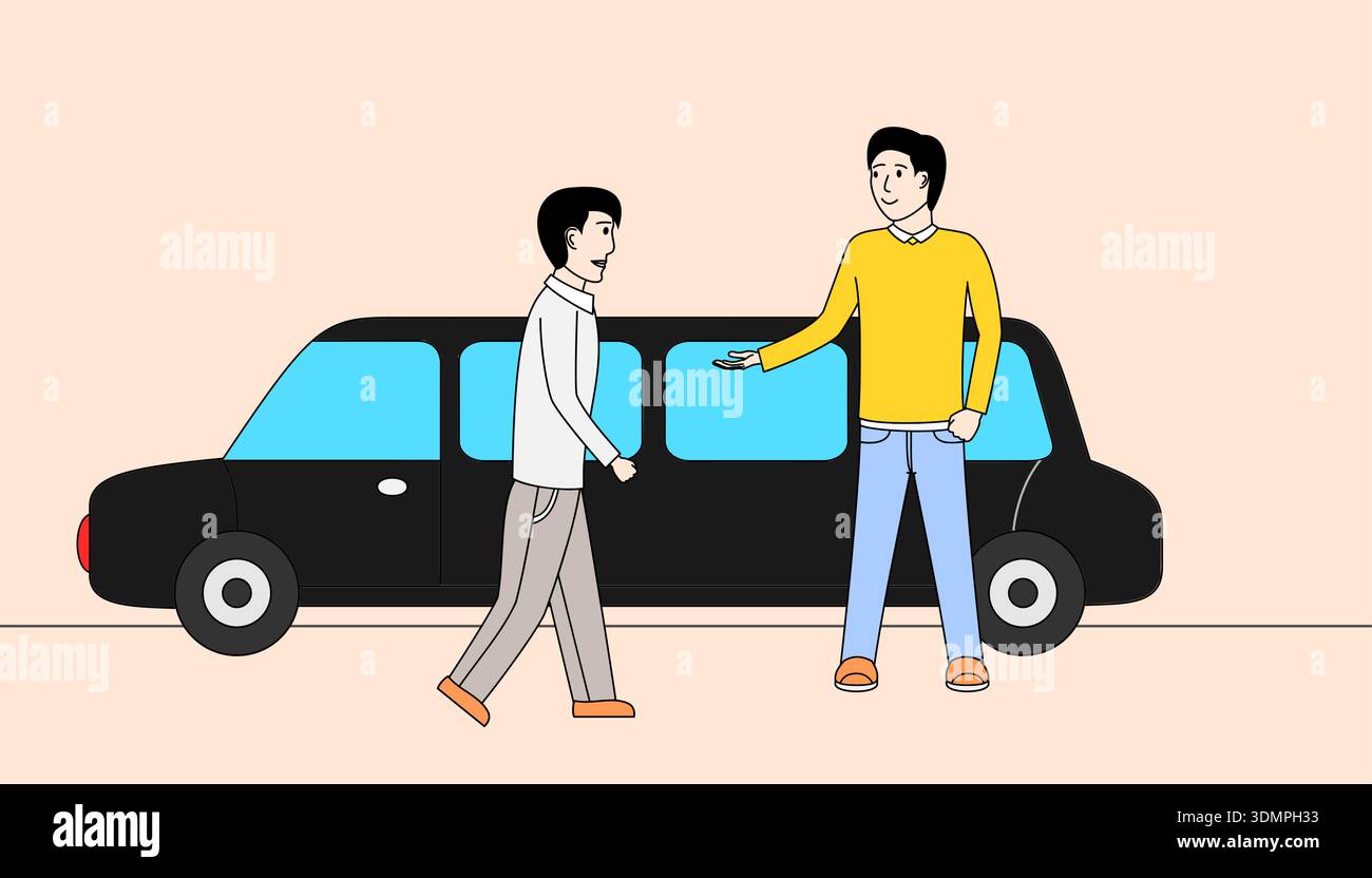 One white man two black men Stock Vector Images - Alamy