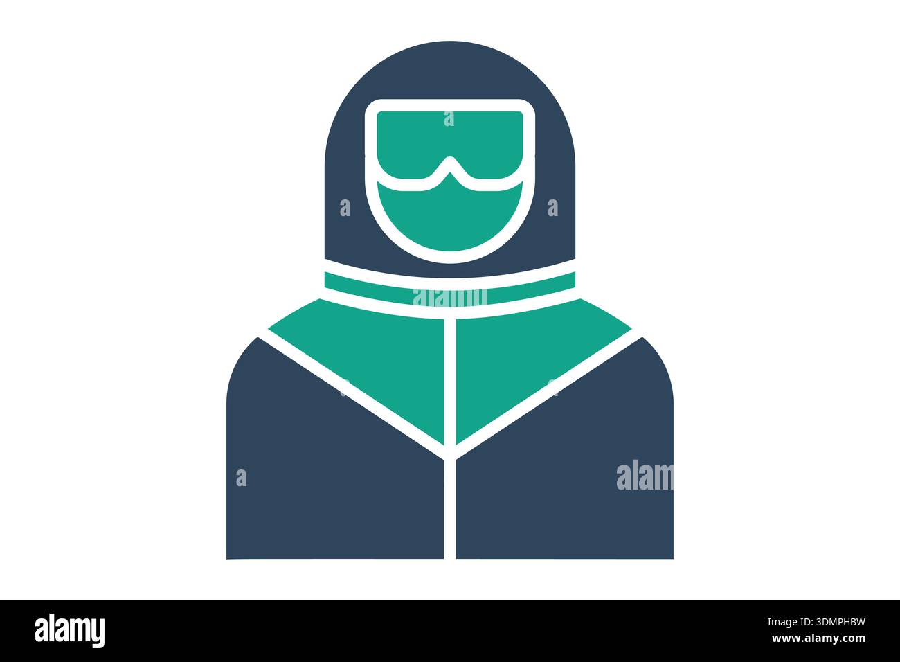 Hazmat solid icon. icon related to warning. work safety elements vector ...