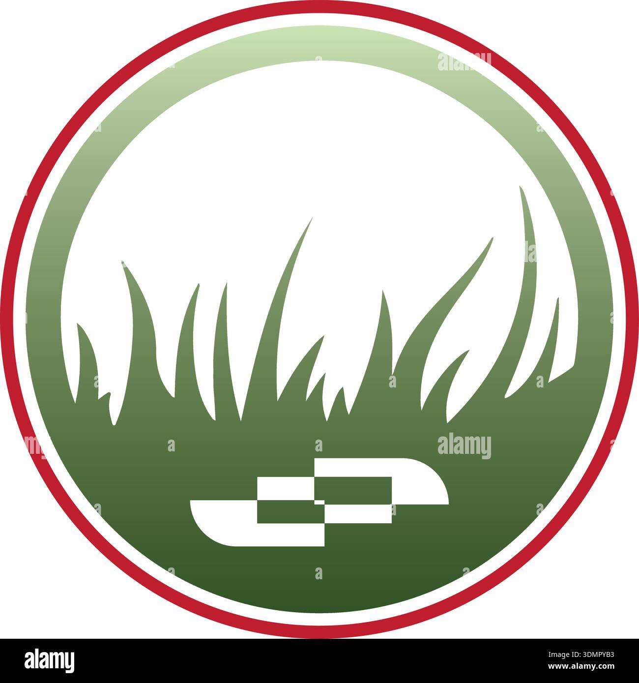 grass logo vector illustration design template Pro Vector Stock Vector