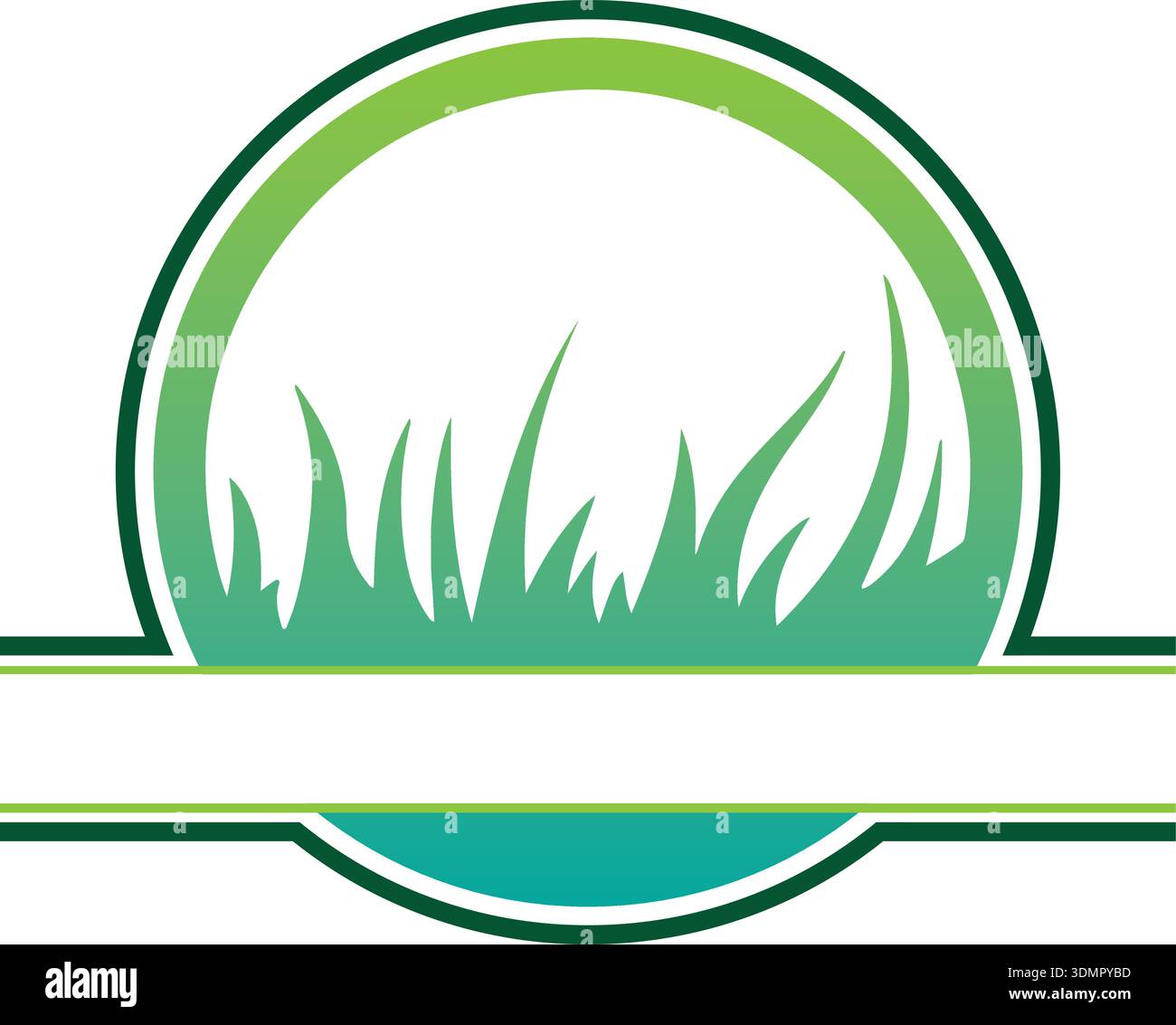 Natural Grass icon logo design vector template Pro Vector Stock Vector