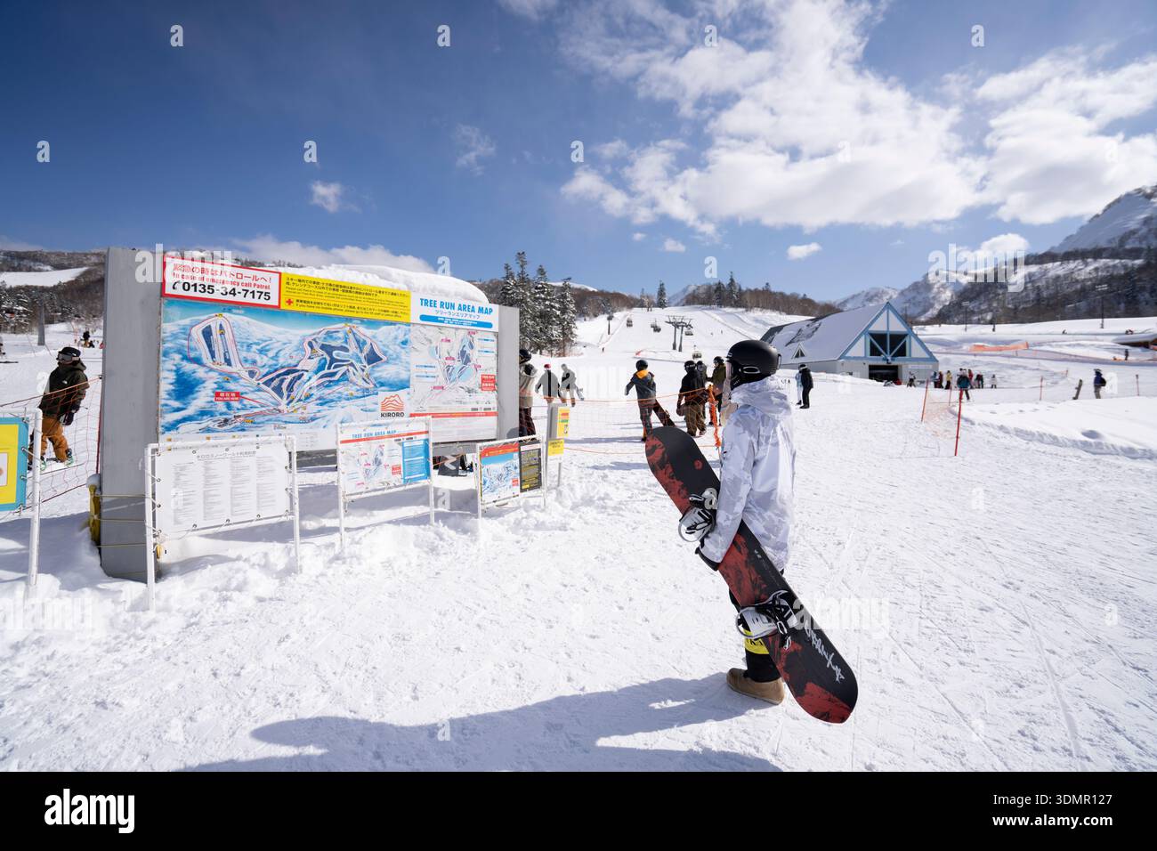 Kiroro Ski Resort, Hokkaido, Japan Stock Photo