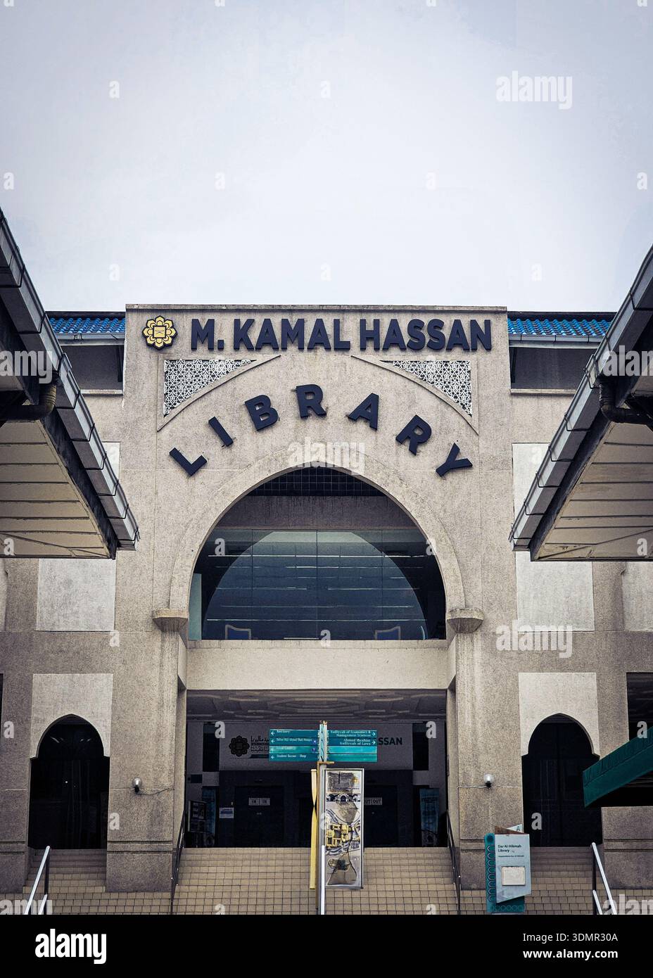 The entrance of the M. Kamal Hassan Library at IIUM (International ...