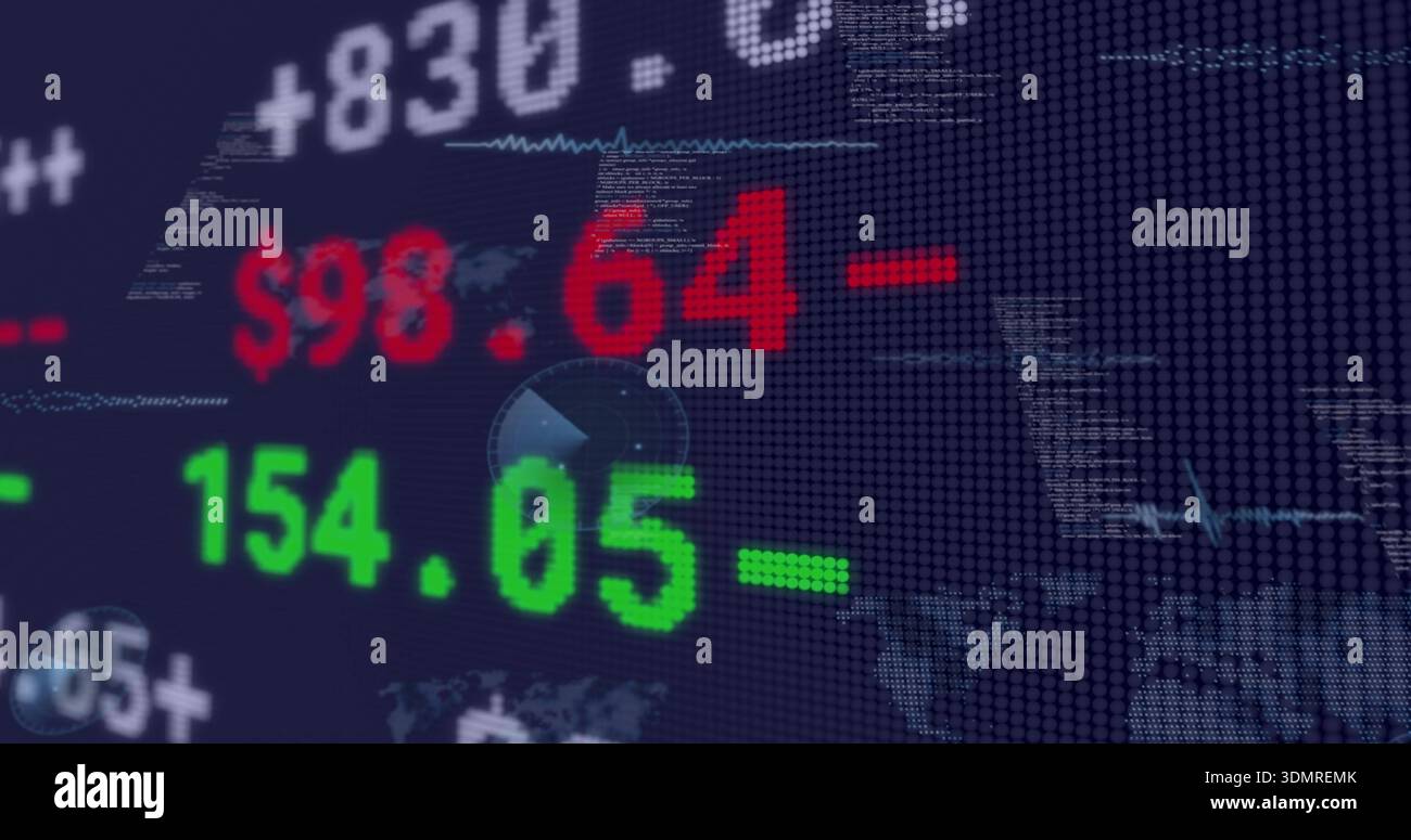 Displaying large green 154 Stock Photo