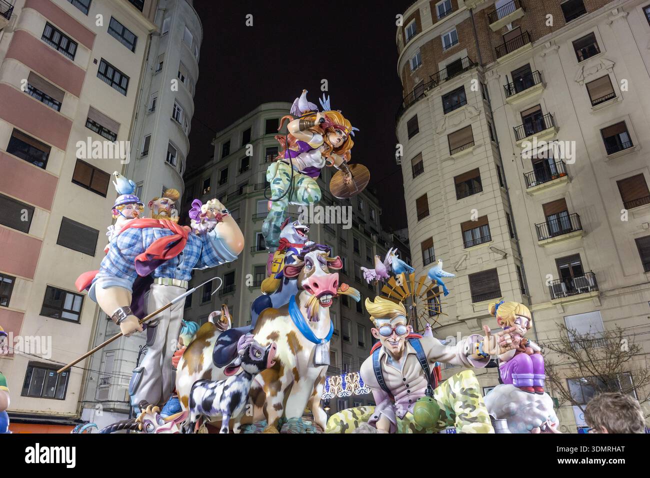 During its Fallas Festival, Valencia is filled with 'Falla,' often ...