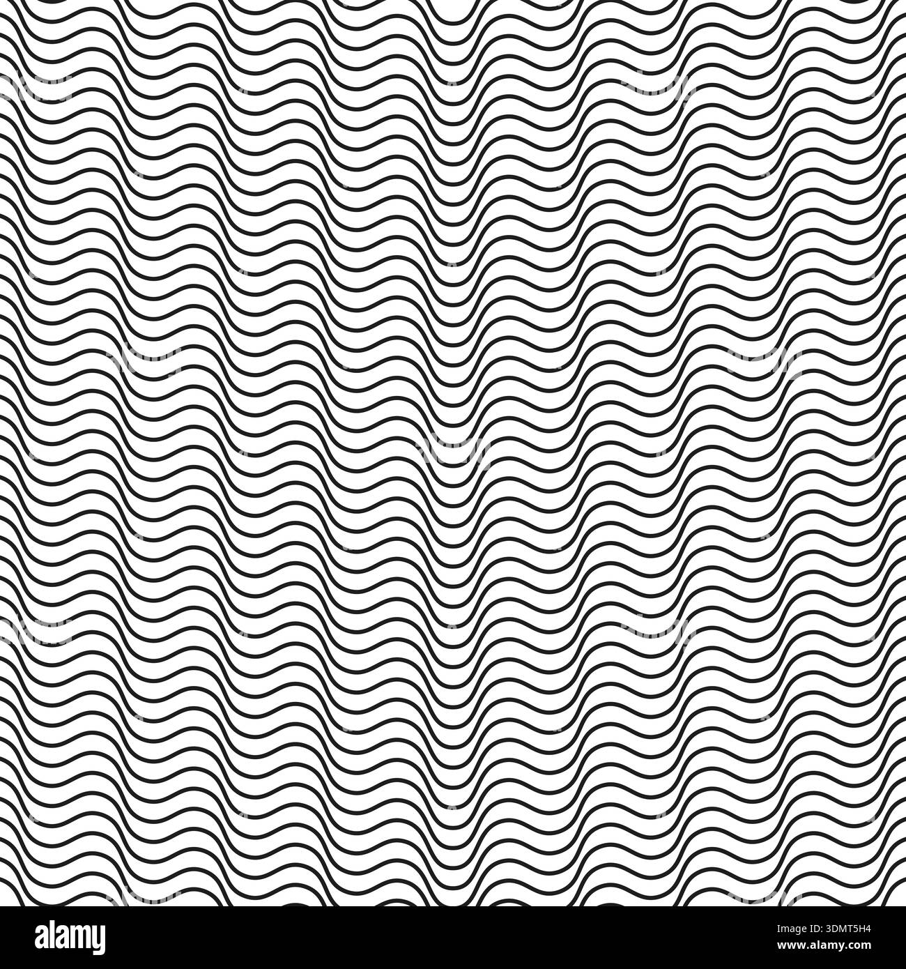 Wavy line pattern. Smooth curve design. Grey abstract Vector. Fluid texture background. EPS 10. Stock Vector