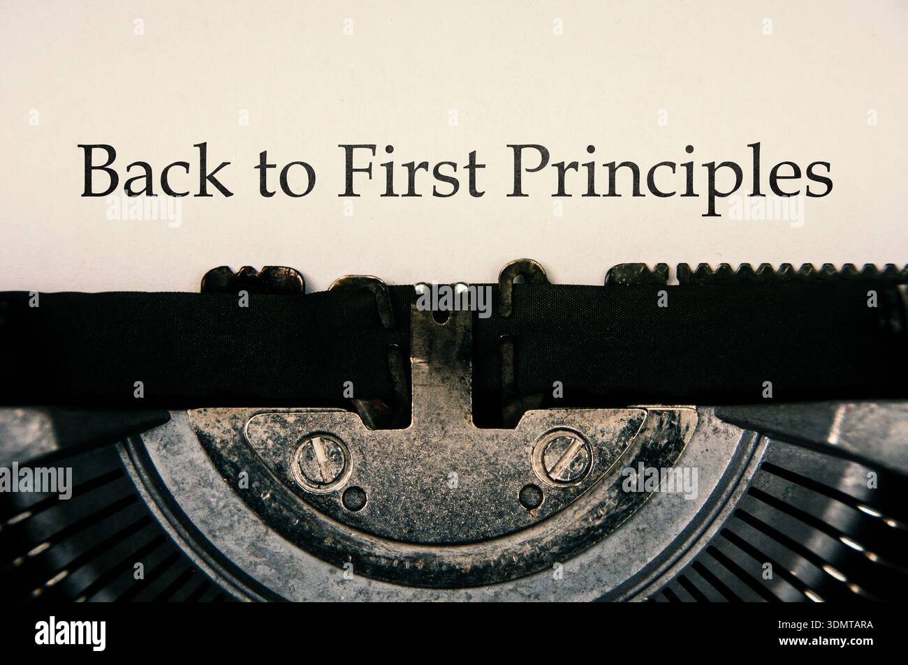 Back to first principles concept illustrating analytical thinking root ...