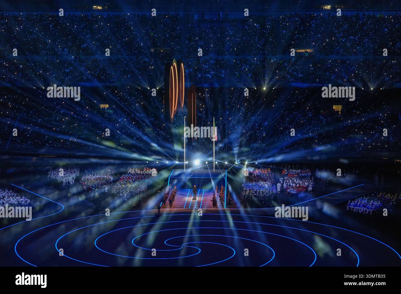 6th February 2026 Milan Italy 2026 Winter Olympic Games Opening Day 6th February 2026 Milan Italy 2026 Winter Olympic Games Opening Day Andrea Bocelli Performs During The Opening Ceremony 3DMTB35 