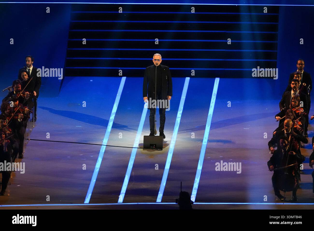 6th February 2026 Milan Italy 2026 Winter Olympic Games Opening Day 6th February 2026 Milan Italy 2026 Winter Olympic Games Opening Day Andrea Bocelli Performs During The Opening Ceremony 3DMTB46 