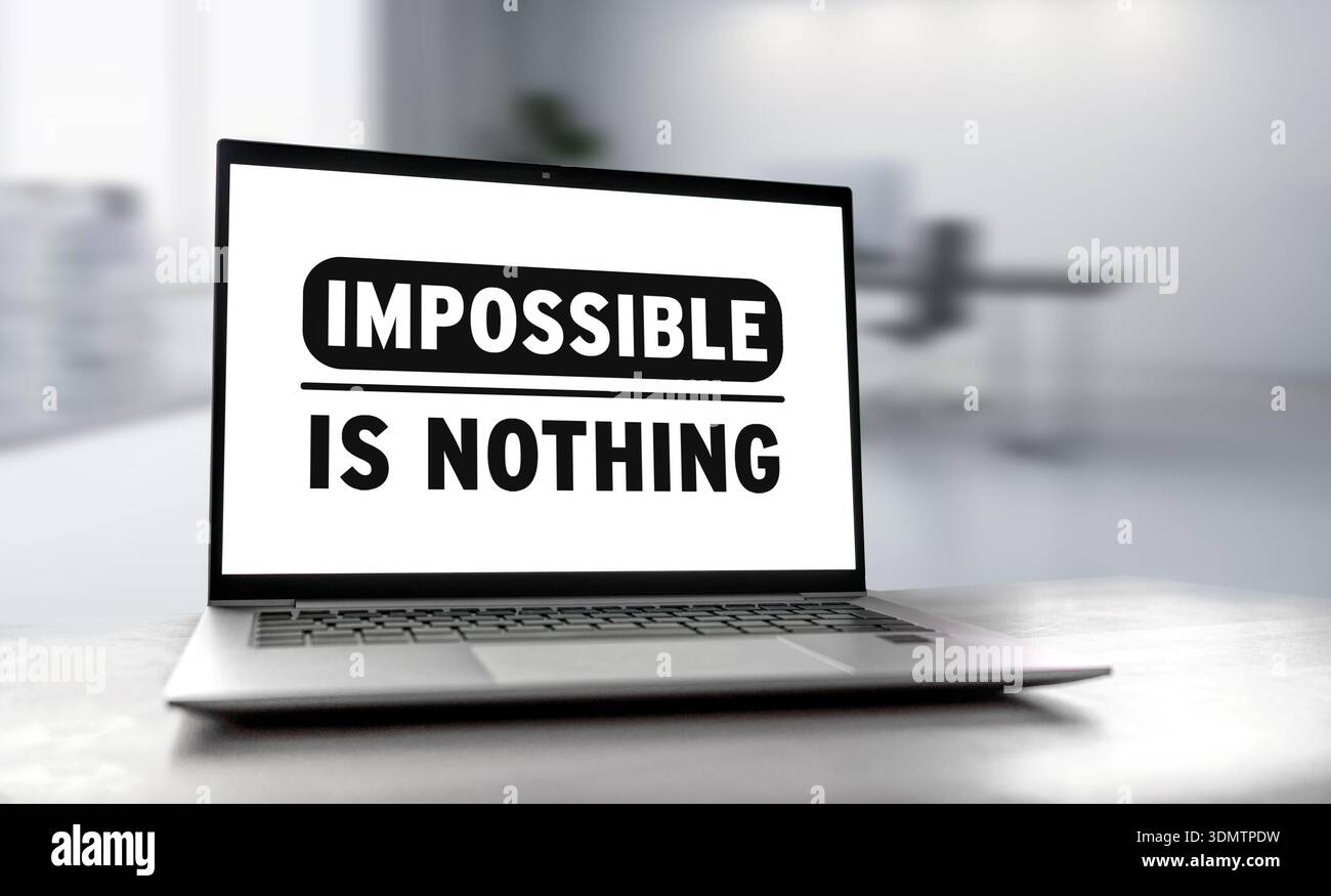 Nothing is impossible hi-res stock photography and images - Alamy
