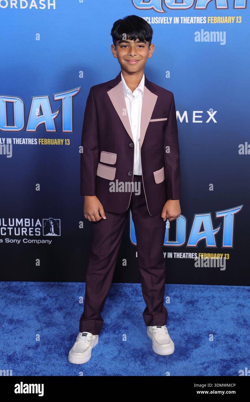 6 February 2026 Los Angeles California Rayaan Kamal Khan Los 6 February 2026 Los Angeles California Rayaan Kamal Khan Los Angeles Premiere Of Columbia Pictures And Sony Pictures Animations Goat Held At Amc Century City 15 In Los Angeles Photo Credit Admedia 3DMWMCP