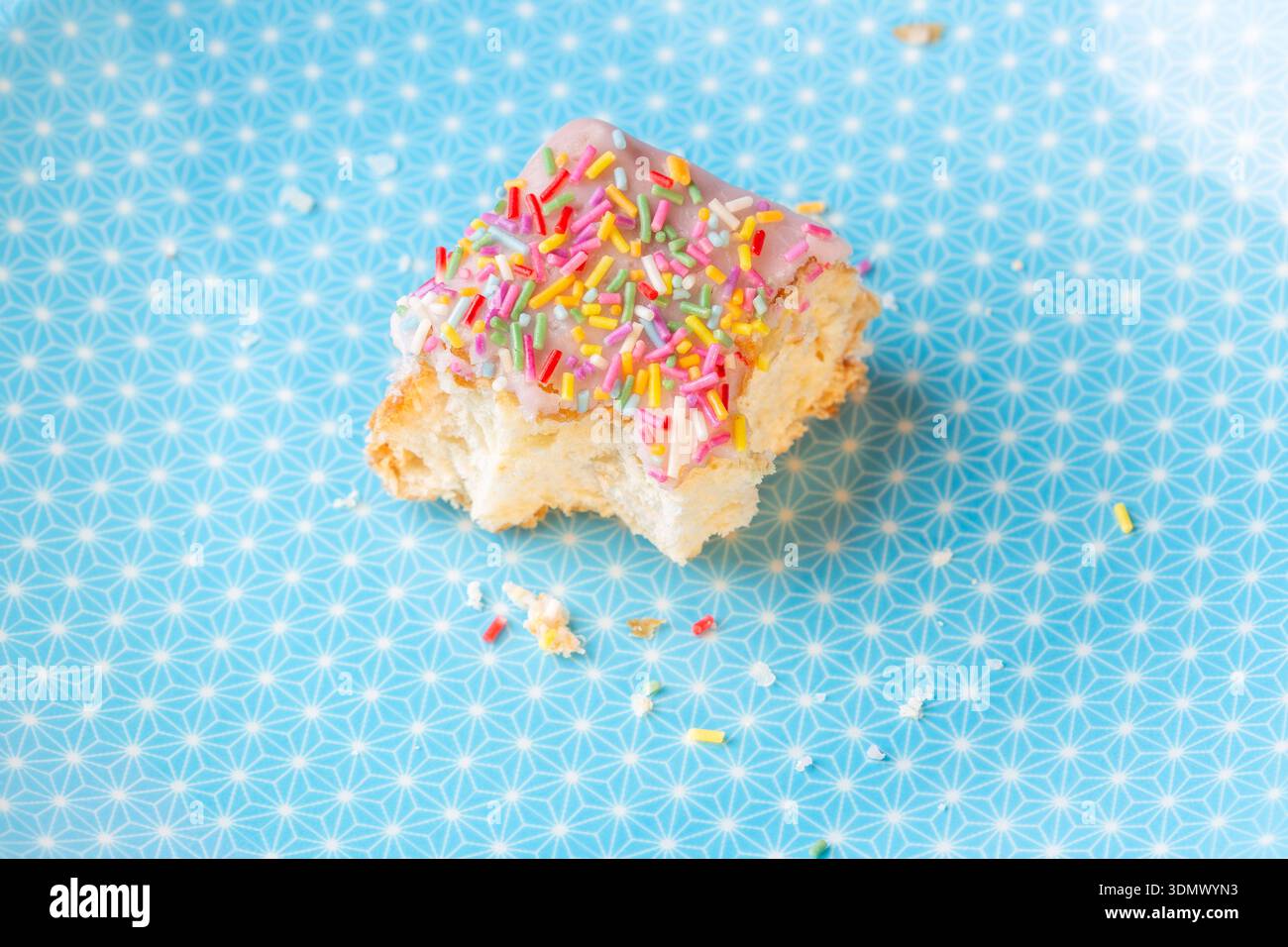 The Delicious Dessert Company Raspberry Funfetti Yum Yums Stock Photo