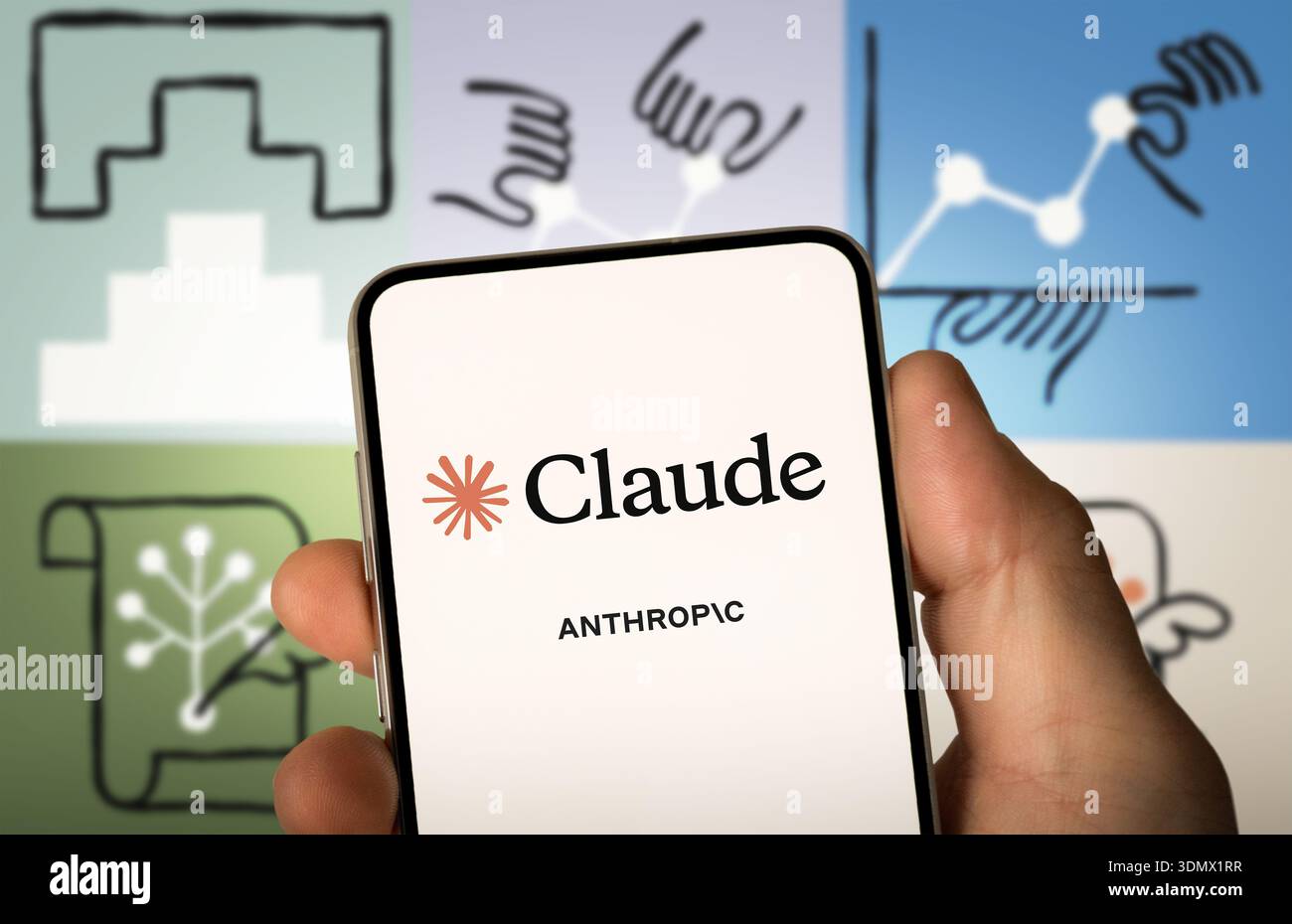 Claude is an AI problem solver by Anthropic Stock Photo