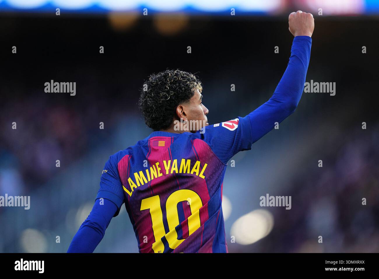 Lamine Yamal Of FC Barcelona Celebrates After Scoring The 2 0 During 