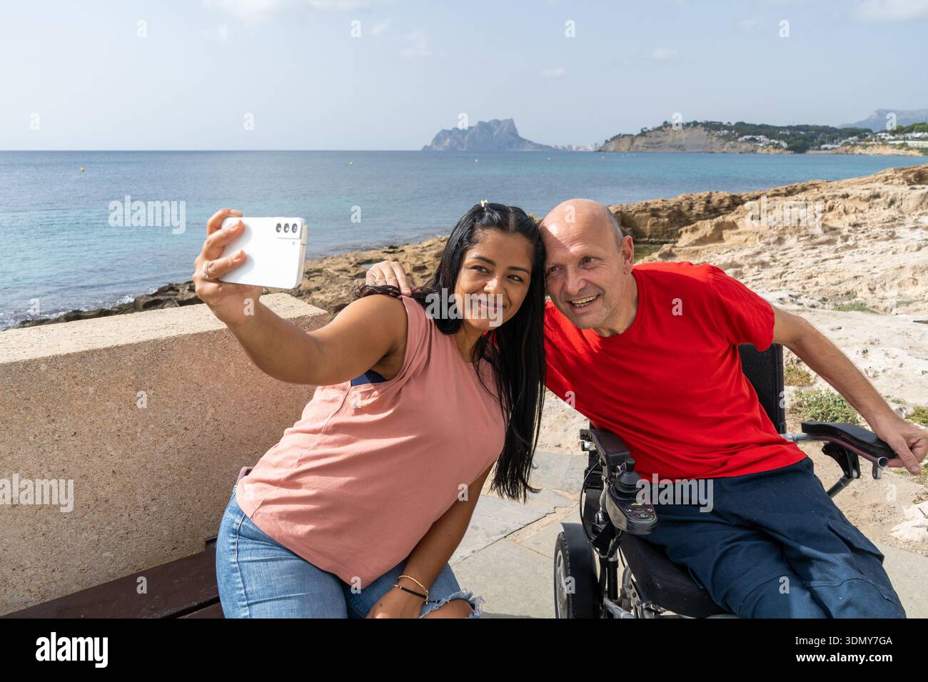 Cheerful moment captured two hi-res stock photography and images - Alamy