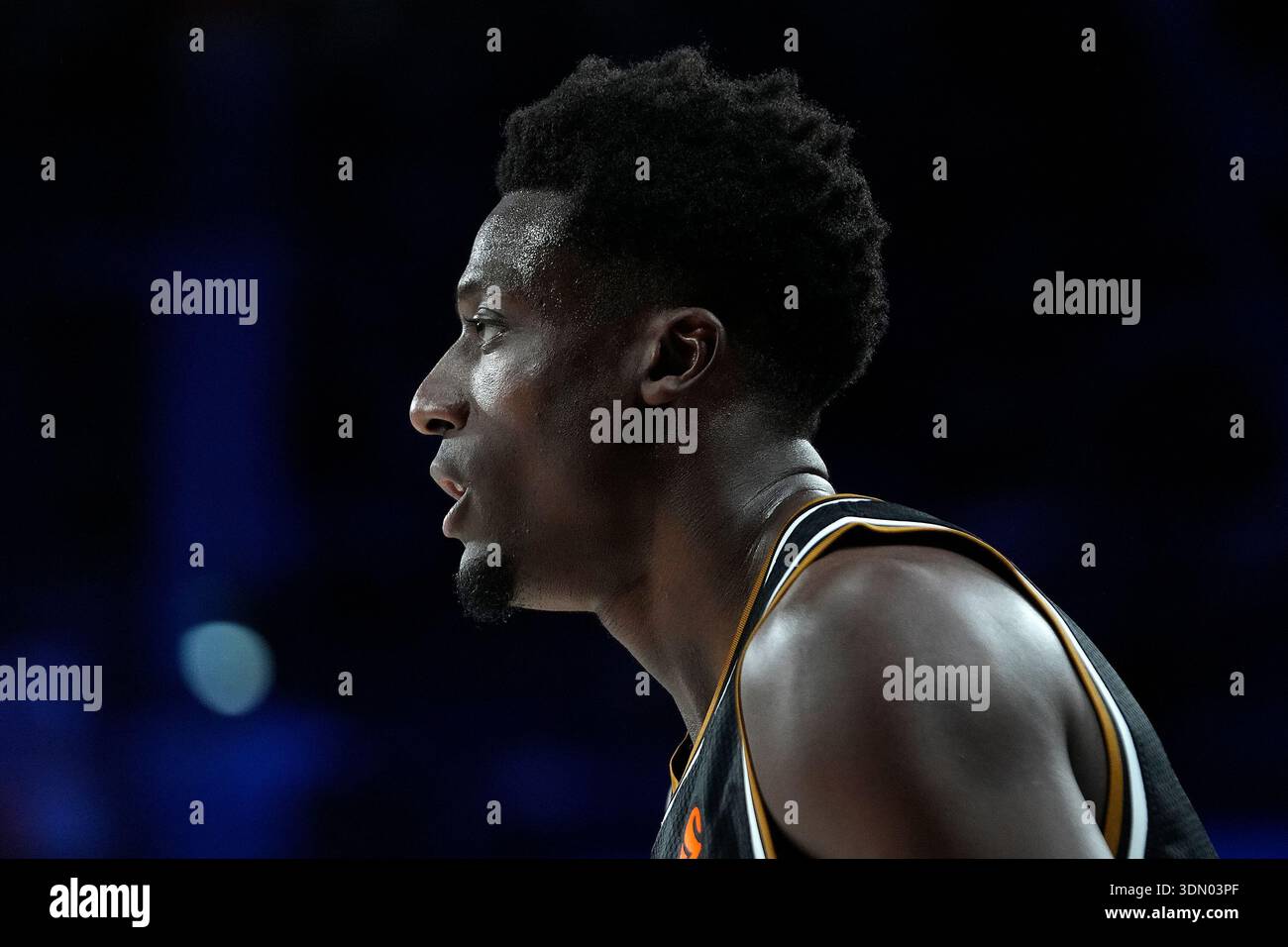 Dubai Basketball's Awudu Abass during Euroleague Regular Season Round ...