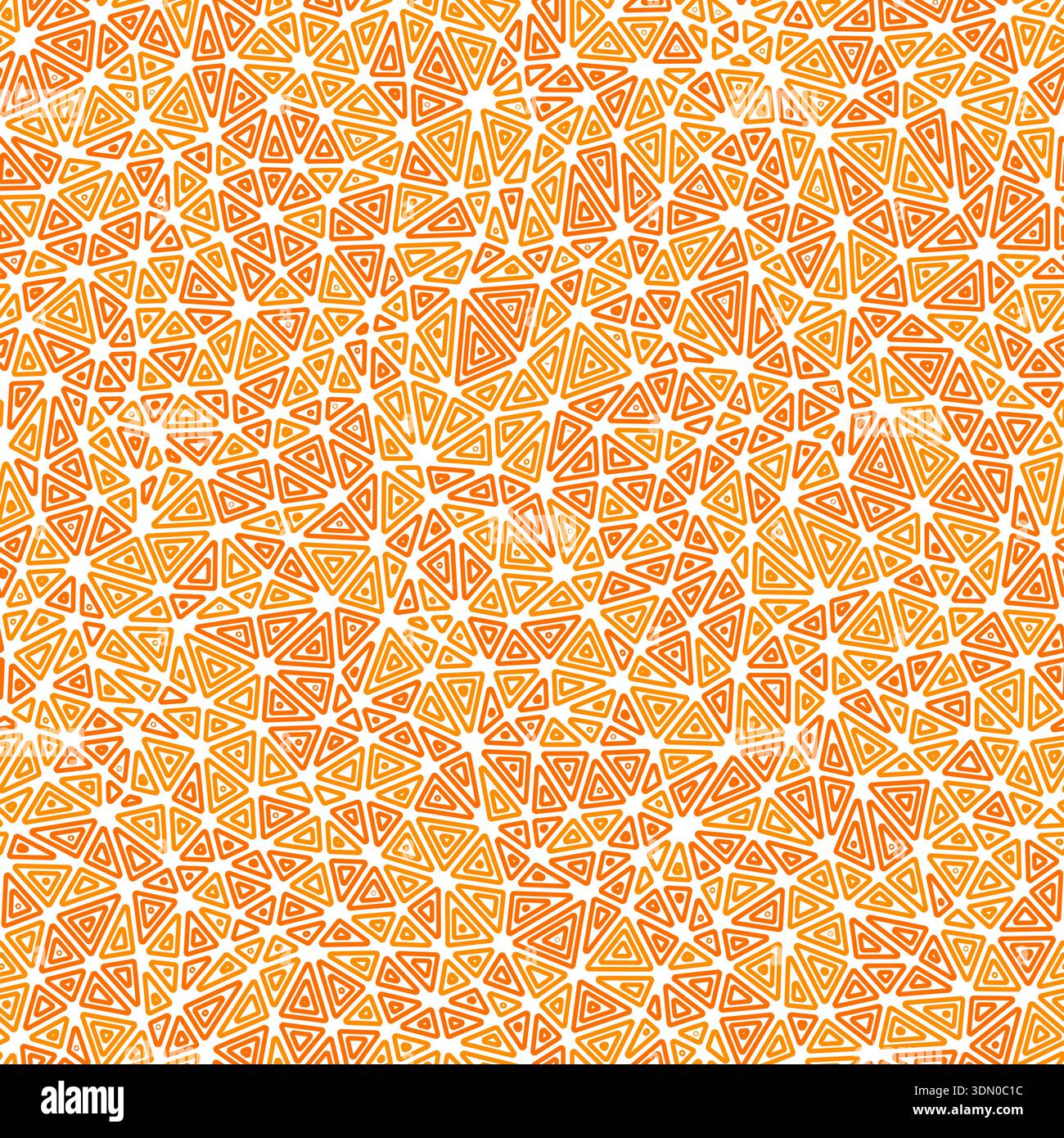 Minimal geometric background. Small triangle sizes. Multiple repeated inner triangles. Monotone style. Repeatable pattern. Awesome vector tiles. Stock Vector