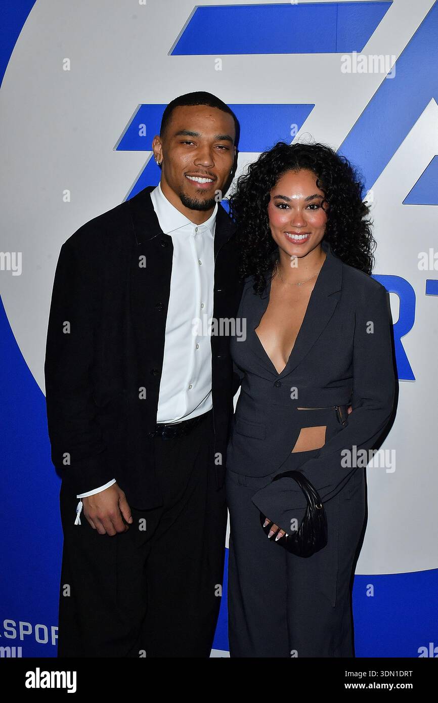 Amon-Ra St. Brown, Brooklyn Adams attend Madden Bowl presented by SUPER ...