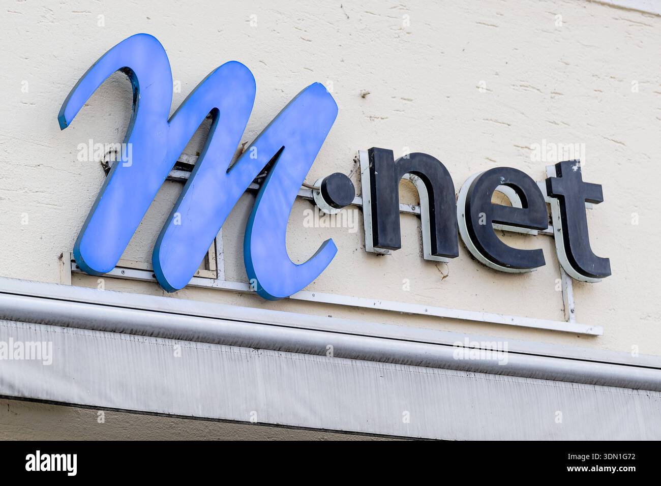 Muenchen GER, Themenbild Wirtschaft, Firmenlogos in Muenchen, 07.02. ...