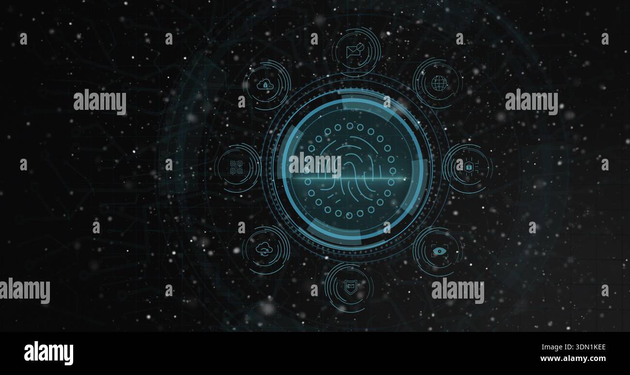 Projecting central hud pulsing hi-res stock photography and images - Alamy