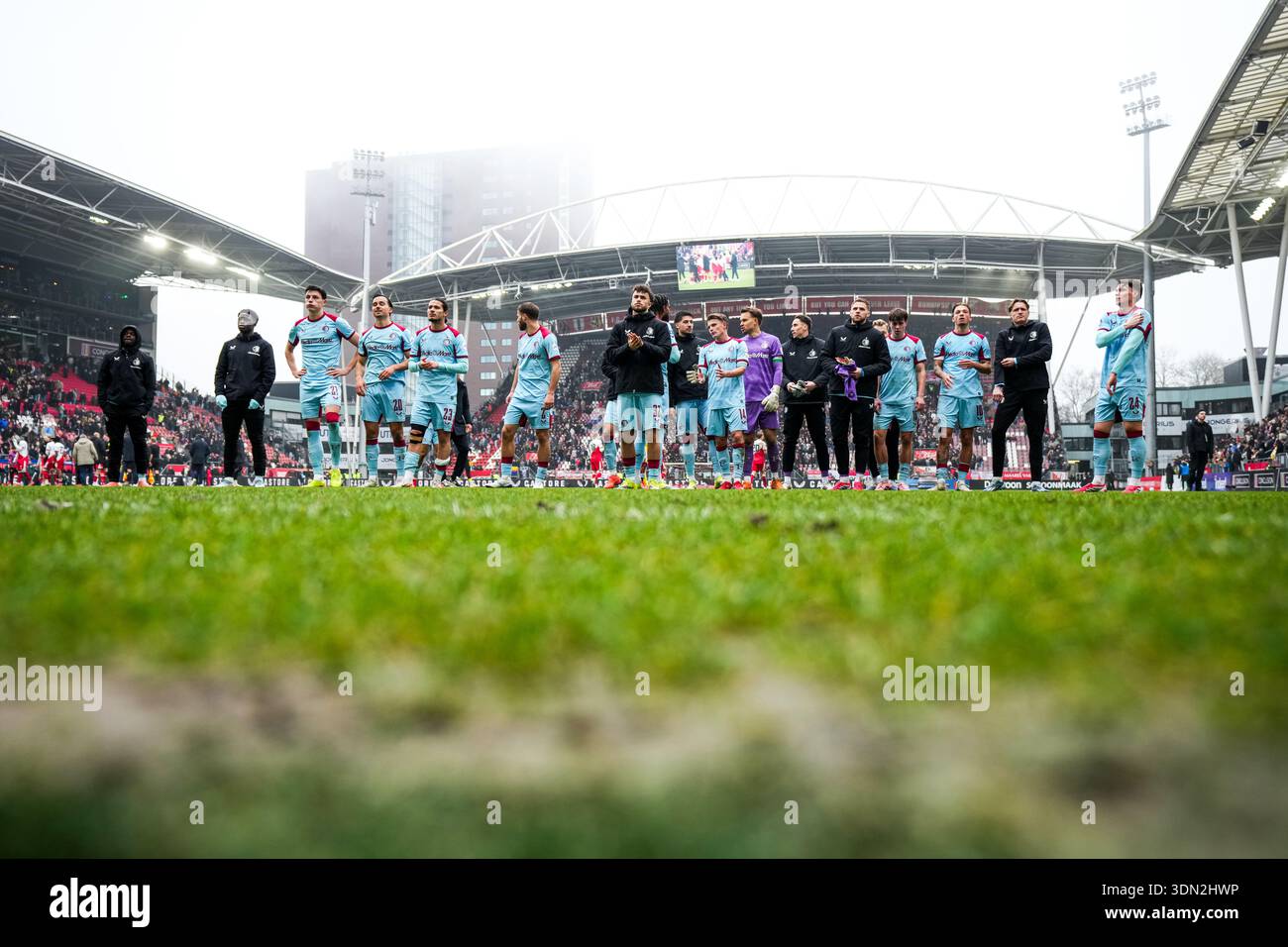 Utrecht - Players of Feyenoord during the twentysecond competition ...