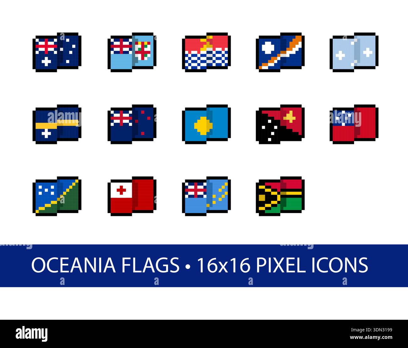 World flags pixel art hi-res stock photography and images - Alamy